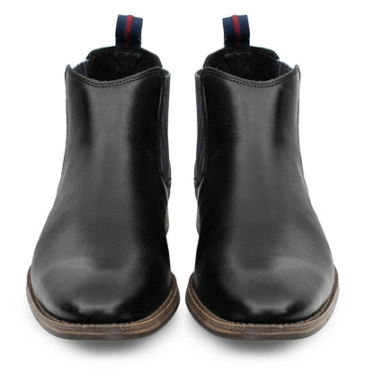 BOTA TORRES NEGRA Y BEIGE
